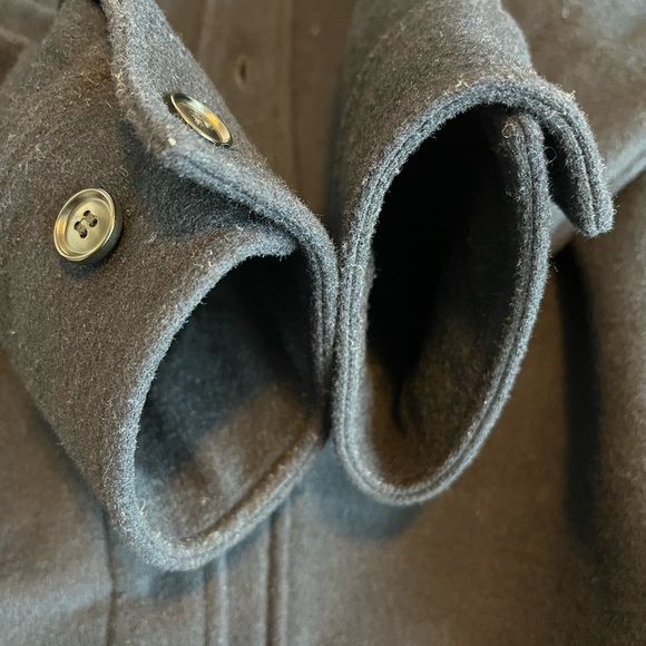 Men’s J.Lindeberg Navy Wool Overshirt - Picture 6 of 7